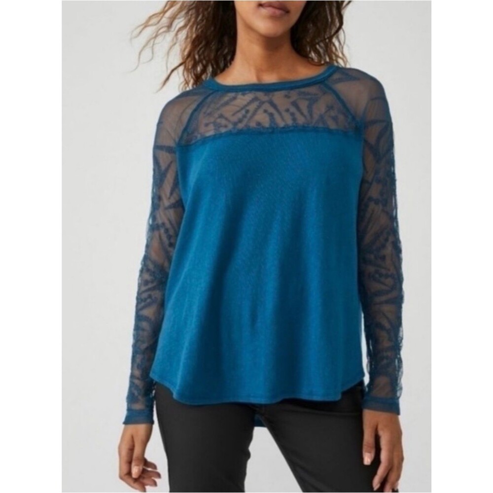 Free People Mixed Media Top